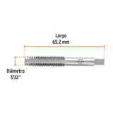 MACHUELO SEMICONICO DE 7/32' X 32NS