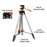 TRIPII TELESCSPICO PARA NIVEL LASER, ALTURA MAX. 1.45 M