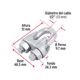 NUDO PARA CABLE DE 1/2'