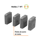 JUEGO DE 4 PEINES 2' PARA TARRAJAS TA-850 Y TA-851, TRUPER