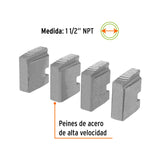 JUEGO DE 4 PEINES 1-1/2' PARA TARRAJAS T-852X, EXPERT