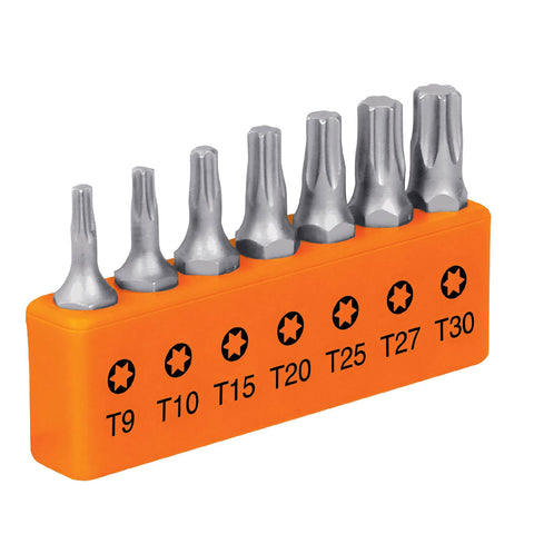 JGO DE PUNTAS TORX DE 1'MEDIDAS T10-T40