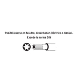 JUEGO DE 7 PUNTAS TORX CON SEGURO DE 2'