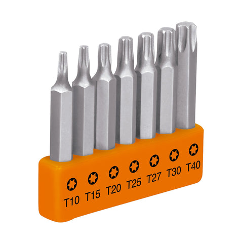 JGO DE PUNTAS TORX DE 2'MEDIDAS T10-T40