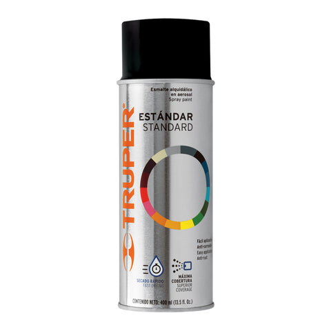 ESMALTE AEROSOL NEGRO BRILLANTE 400ML