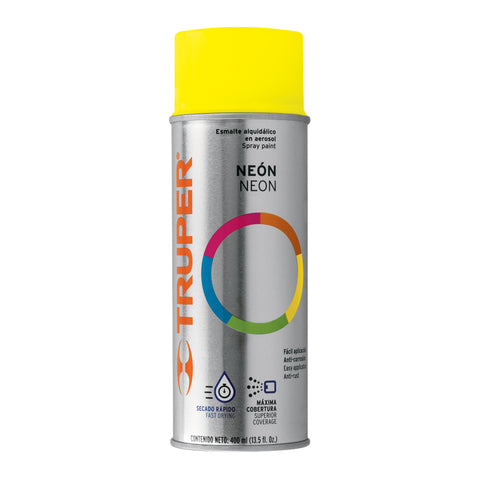 ESMALTE AEROSOL FLUORESC AMARILLO 400ML