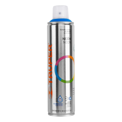 PINTURA EN AEROSOL, FLUORESCENTE, AZUL