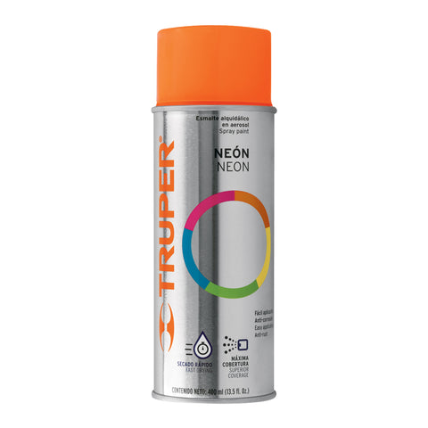 ESMALTE AEROSOL FLUORESC NARANJA 400ML