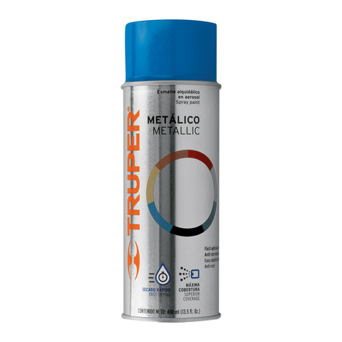 ESMALTE AEROSOL METALICO AZUL 400ML