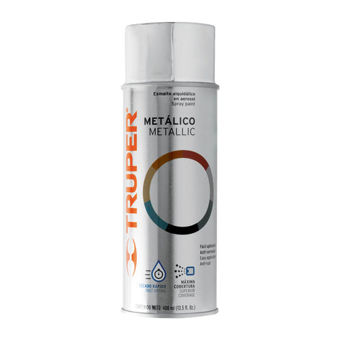 ESMALTE AEROSOL METALICO CROMO 400ML