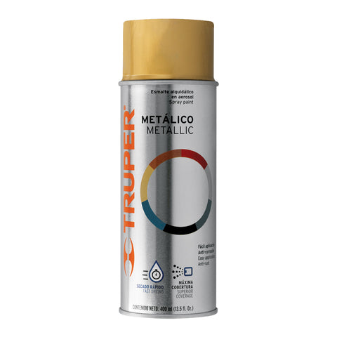 ESMALTE AEROSOL METALICO ORO 400ML