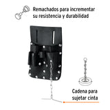 PORTA HTAS DE PIEL 7 COMPART/ECONOMICO