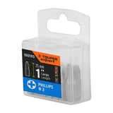 ESTUCHE CON PUNTAS DE CRUZ 1" 25 MM PIEZA