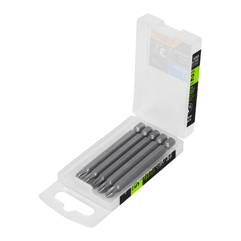 PUNTAS PARA DESARMADOR CRUZ LRGO 3' PH3 C/5 PZAS IGUALES