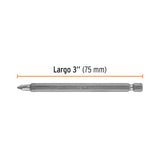 ESTUCHE CON 5 PUNTAS DE CRUZ PH1 LARGO 4', TRUPER EXPERT