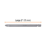 ESTUCHE CON 5 PUNTAS DE CRUZ PH2 LARGO 4', TRUPER EXPERT