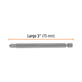 ESTUCHE CON 5 PUNTAS DE CRUZ PH3 LARGO 4', TRUPER EXPERT
