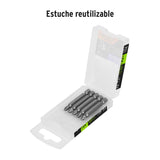 ESTUCHE CON 5 PUNTAS POZIDRIV PZ1 LARGO 2', TRUPER EXPERT