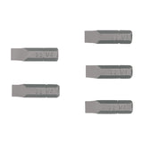 ESTUCHE CON 5 PUNTAS PLANAS DE 1/4' LARGO 1', TRUPER EXPERT