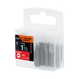 ESTUCHE CON 5 PUNTAS PLANAS DE 1/4' LARGO 1', TRUPER EXPERT