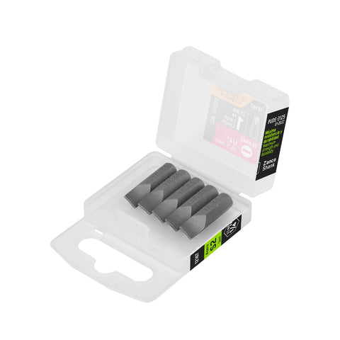 ESTUCHE CON 5 PUNTAS PLANAS DE 1/4' LARGO 1', TRUPER EXPERT