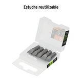 ESTUCHE CON 5 PUNTAS PLANAS DE 5/16' LARGO 1', TRUPER EXPERT