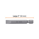 ESTUCHE CON 5 PUNTAS PLANAS 9/32" BLISTER CON 5 PIEZAS