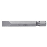 PUNTAS PARA DESARMADOR PLANAS, P31, LARGO2", 5/16" POR PAQUETE C/5 PIEZAS