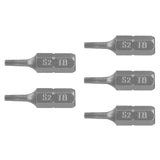 ESTUCHE CON 5 PUNTAS TORX T8 LARGO 1', TRUPER EXPERT