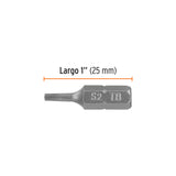 ESTUCHE CON 5 PUNTAS TORX T8 LARGO 1', TRUPER EXPERT