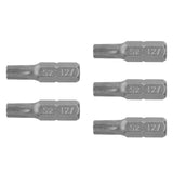 ESTUCHE CON 5 PUNTAS TORX T27 LARGO 1', TRUPER EXPERT