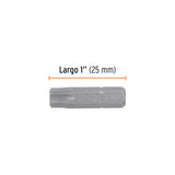 ESTUCHE CON 5 PUNTAS TORX T40 LARGO 1', TRUPER EXPERT