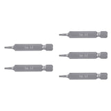 ESTUCHE CON 5 PUNTAS TORX T7 LARGO 2', TRUPER EXPERT