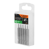 ESTUCHE CON 5 PUNTAS TORX T8 LARGO 2', TRUPER EXPERT