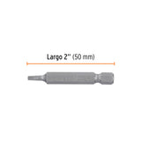 ESTUCHE CON 5 PUNTAS TORX T10 LARGO 2', TRUPER EXPERT