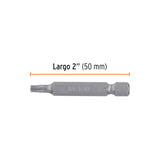 ESTUCHE CON 5 PUNTAS TORX T20 LARGO 2', TRUPER EXPERT