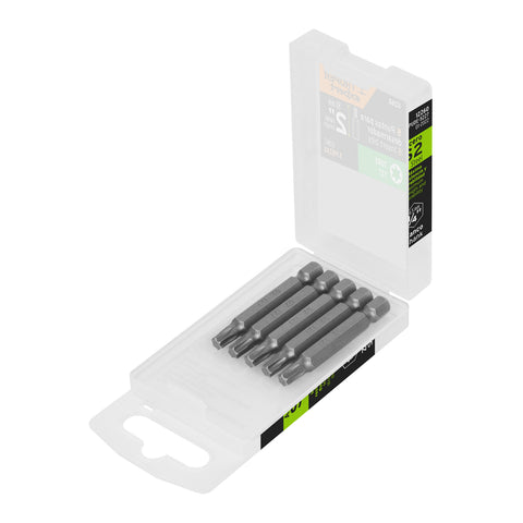 ESTUCHE CON 5 PUNTAS TORX T27 LARGO 2', TRUPER EXPERT