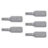 ESTUCHE CON 5 PUNTAS TORX T15 CON SEGURO LARGO 1', EXPERT