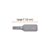 ESTUCHE CON 5 PUNTAS TORX T15 CON SEGURO LARGO 1', EXPERT