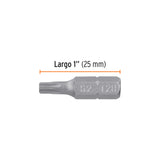 ESTUCHE CON 5 PUNTAS TORX T20 CON SEGURO LARGO 1', EXPERT