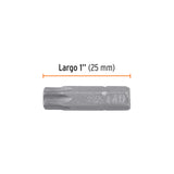 ESTUCHE CON 5 PUNTAS TORX T40 CON SEGURO LARGO 1', EXPERT