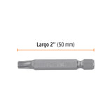 ESTUCHE CON 5 PUNTAS TORX T30 CON SEGURO LARGO 2', EXPERT