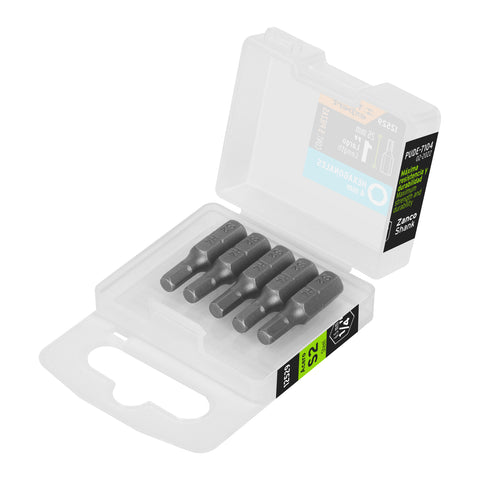 ESTUCHE CON 5 PUNTAS HEXAGONALES DE 2 MM LARGO 1', EXPERT