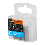 ESTUCHE CON 5 PUNTAS HEXAGONALES DE 6 MM LARGO 1', EXPERT