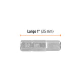 ESTUCHE CON 5 PUNTAS HEXAGONALES DE 6 MM LARGO 1', EXPERT