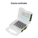 ESTUCHE CON 5 PUNTAS HEXAGONALES DE 1/8MM LARGO 1', EXPERT