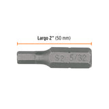 ESTUCHE CON 5 PUNTAS HEXAGONALES DE 5/32MM LARGO 1', EXPERT