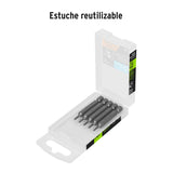 ESTUCHE CON 5 PUNTAS HEXAGONALES DE 4 MM LARGO 2', EXPERT