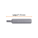 ESTUCHE CON 3 PUNTAS BRISTOL M6 LARGO 3', TRUPER EXPERT