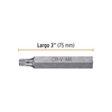ESTUCHE CON 3 PUNTAS BRISTOL M8 LARGO 3', TRUPER EXPERT
